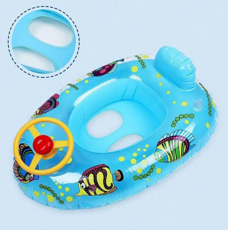 Täispuhutavad ujumisrõngad Baby Water Mängimängud Iste Ujuk Paat Laste Ujumisrõngad Aksessuaarid Veerõõmud Basseinimänguasjad