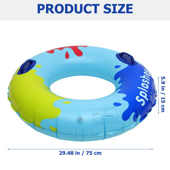 Φουσκωτό δαχτυλίδι κολύμβησης Pool Float Δαχτυλίδι κολύμβησης για ενήλικες Καλοκαιρινό πλωτό δαχτυλίδι με λαβή