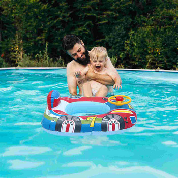 Надуваема седалка за плуване Детски самолет Играчка Пръстен за къпане Играчки за баня Надуваема яхта Моторна лодка за малки деца Пръстен за плуване