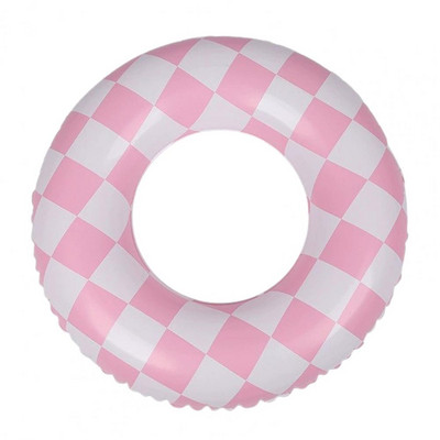 Gyerek úszókör szórakozás Biztonságos könnyű sakk rács kisgyermek úszógyűrű kültéri kellékek
