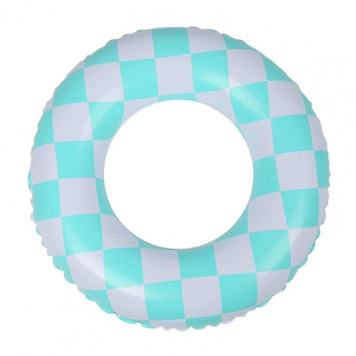 Gyerek úszókör szórakozás Biztonságos könnyű sakk rács kisgyermek úszógyűrű kültéri kellékek