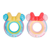 Inel de înot portabil cu dublu mâner, sigur, moale, plutitor pentru piscină, flexibil, minunat pentru copii pentru petrecerea pe plajă