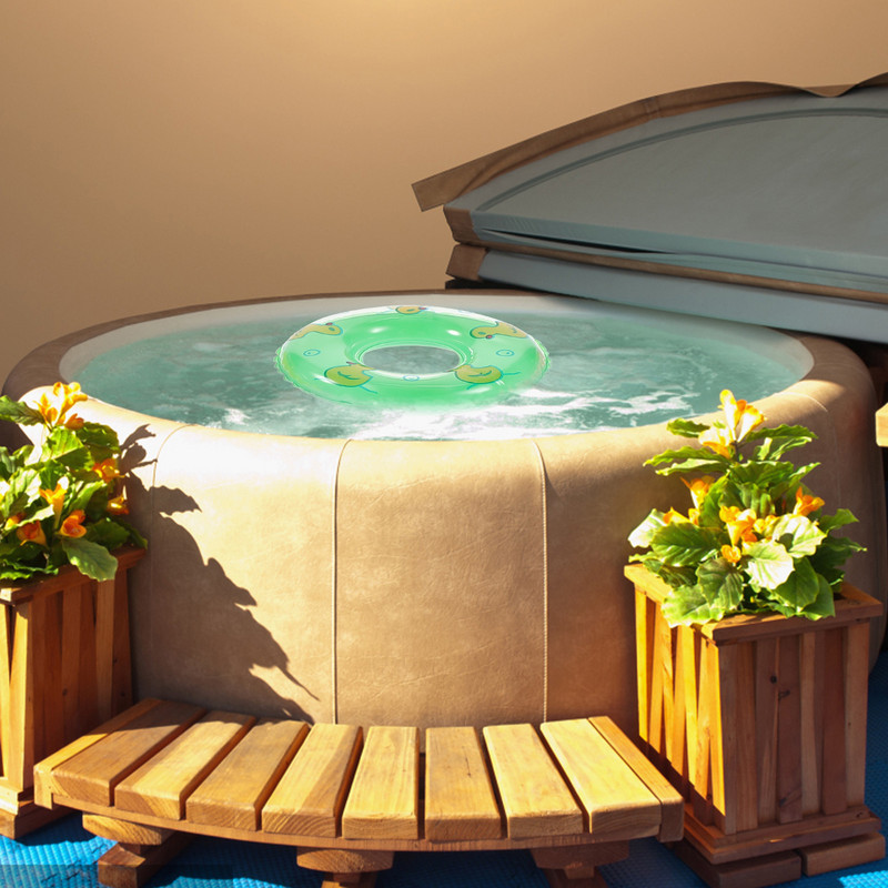 15 tk Mini maja ujumisrõngad Kodu sisekujundus Pisike ujumisrõngas Töölaua sisekujundus Mini ujumisrõngas Little Yellow Duck Mini basseiniujuk