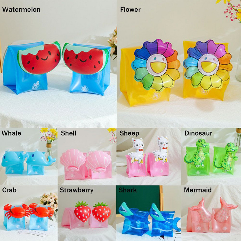 2 tk Beebi käsivarre ujumisrõngas, täispuhutav basseini ujumisrõngas, turvatreening, ujumisrõngas