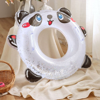 Rooxin Lovely Panda Swimming Ring for Baby Kids Pool Floats Надуваем кръг гумен пръстен за Beach Party Pool Toys Water Fun