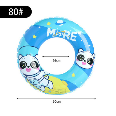 Vrući prsten za plivanje, plovci za bazen na napuhavanje, prstenovi za plivanje s printom pande za djecu, dječji prstenovi za plivanje, slatki, lijepi, lagani 1 kom.