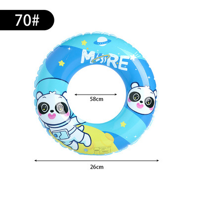 Vrući prsten za plivanje, plovci za bazen na napuhavanje, prstenovi za plivanje s printom pande za djecu, dječji prstenovi za plivanje, slatki, lijepi, lagani 1 kom.
