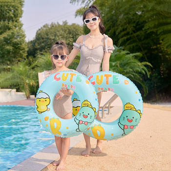 ROOXIN Φουσκωτό παιχνίδι με δαχτυλίδι κολύμβησης για παιδιά Κύκλος κολύμβησης ενηλίκων Πλωτή πισίνα Μπανιέρα Beach Party Παιχνίδια θαλάσσιων σπορ