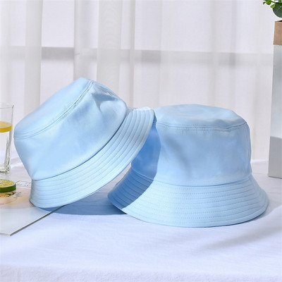 Uued Unisex puuvillased mütsid naiste suvine päikesekaitsekreem Panama müts meestele puhast värvi päikesepaelaga Fedoras välikalamehe müts rannamüts