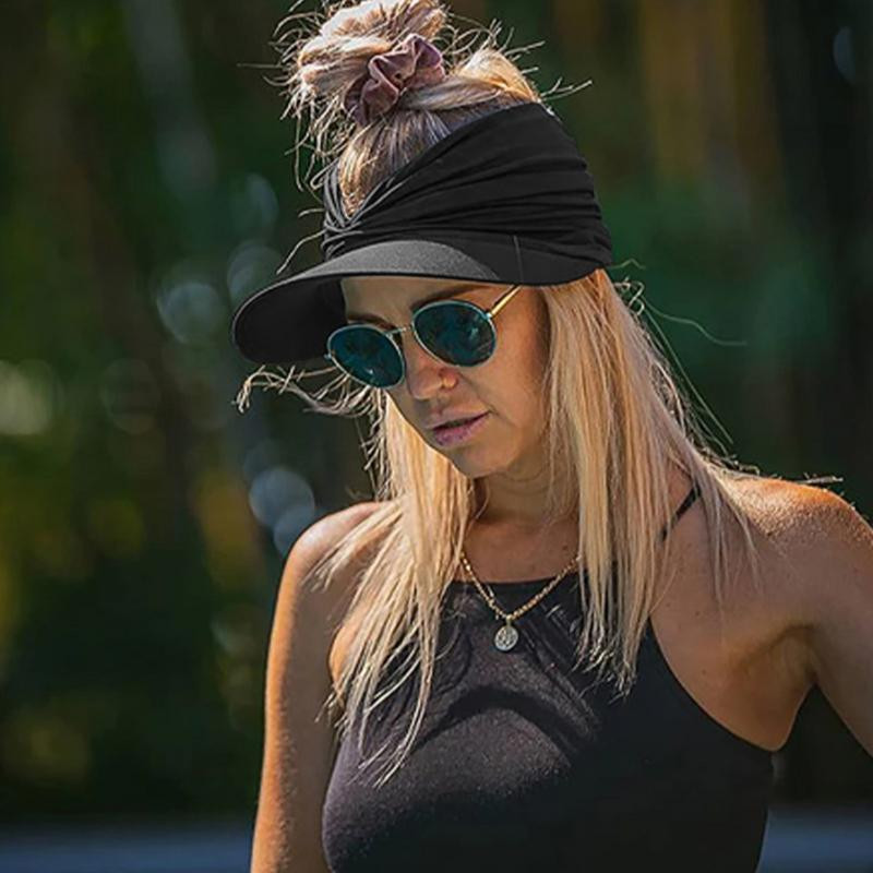 Üreges napellenző sapka Napellenzők nőknek UV védelem Sport napellenző sapka nőknek napellenző sapka Női széles karimájú