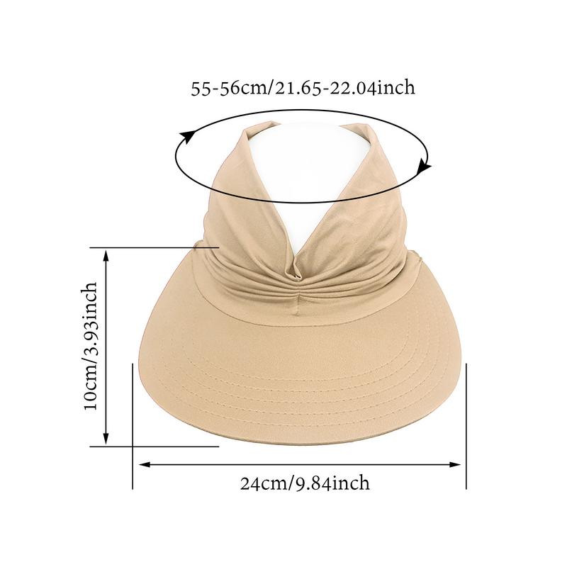 Üreges napellenző sapka Napellenzők nőknek UV védelem Sport napellenző sapka nőknek napellenző sapka Női széles karimájú