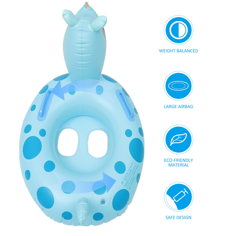 Basseinirõngas Ujumine Ujumine Täispuhutavad mänguasjad Ujuvad Lapsed Beebi Ujukid Vesi Loom Hobune Suvine lamamistool Kael Mäng õues Väikelaps