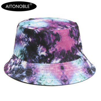 Aitonoble 2021 Нова мода за жени Момичета Шапка с кофа Плажна шапка за слънце Спорт на открито Пътуване Плажни шапки Рибарски шапки Хип-хоп шапка
