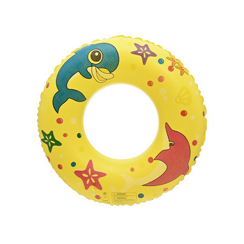 Κινούμενα σχέδια Παιδικό δαχτυλίδι κολύμβησης PVC Εκτύπωση κινουμένων σχεδίων με φουσκωτό κολύμπι αξεσουάρ δαχτυλιδιών κολύμβησης έγχρωμο τυχαίο δαχτυλίδι