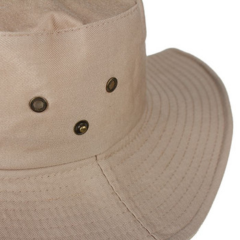 Μεγάλο γείσο Καλοκαιρινό Αντρικό Γυναικείο Καπέλο Ψαράς Καπέλο για Ήλιο Παραλία Καπέλο Προστασίας Κάδος με κορδόνι Fisherman Caps Unisex Rashguard