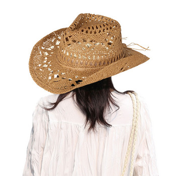 Fashion Lady Πτυσσόμενο Casual Καπέλο Φαρδύ ψάθινο καπέλο ήλιου για γυναίκες και άντρες Καπέλα για άντρες Μικρό παιδί Fedora για αγόρια