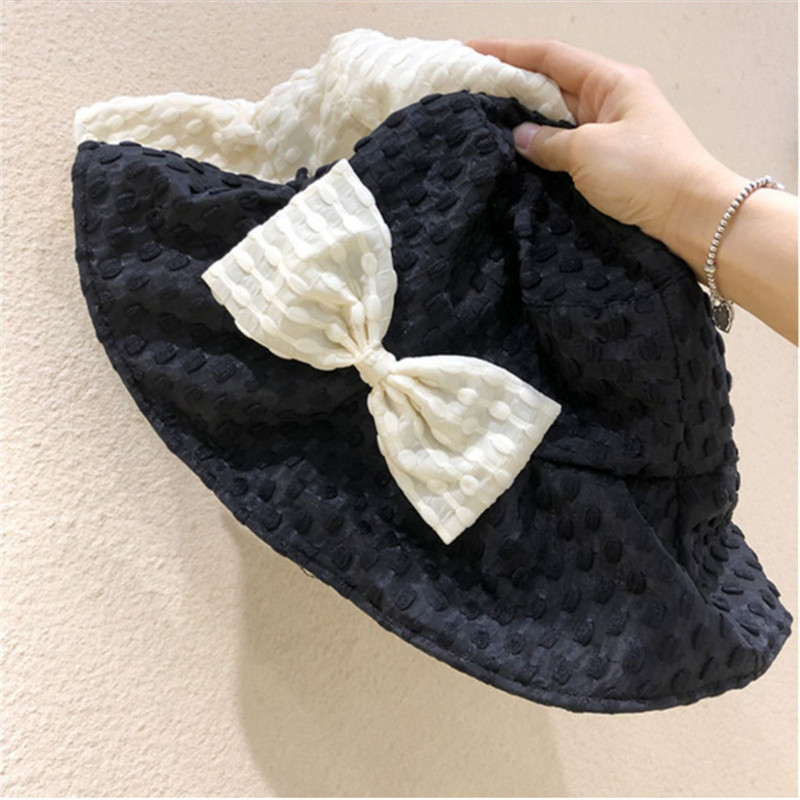 Naiste vibukübar 2023. aasta suvine Kpop Bob puuvillane must ranna päikesemüts Kokkupandav laia äärega UV-vastane kalastusmüts