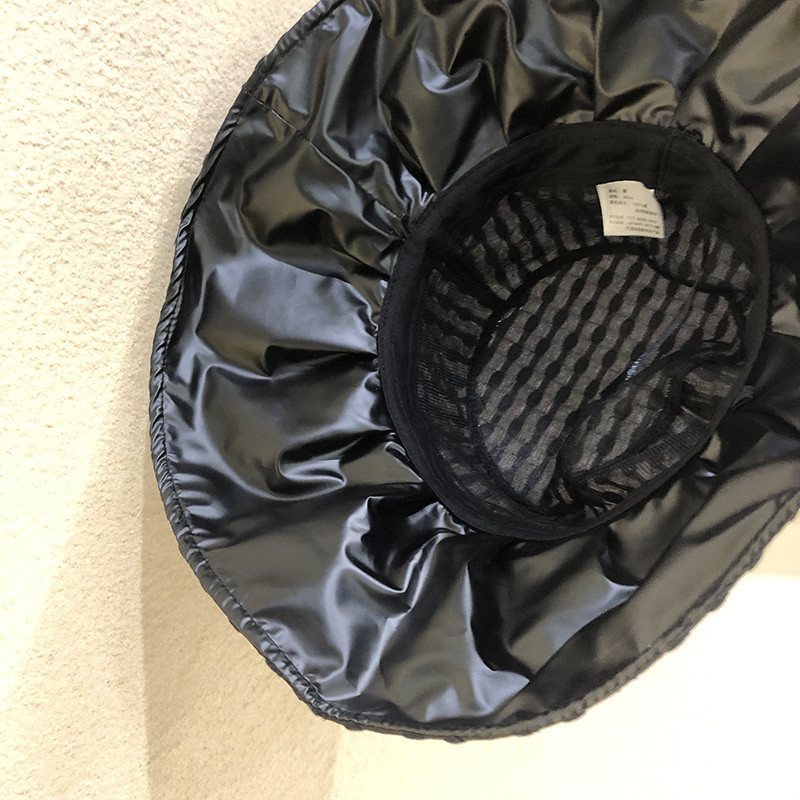 Naiste vibukübar 2023. aasta suvine Kpop Bob puuvillane must ranna päikesemüts Kokkupandav laia äärega UV-vastane kalastusmüts