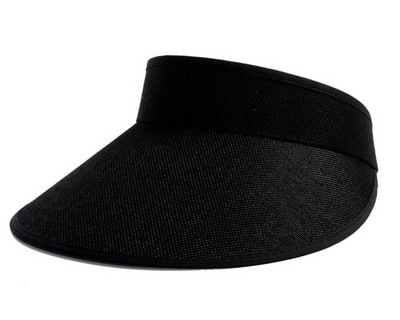 2021 Nagy széles karimájú szalma napfény nyári uniszex üres felső napellenző sapka nyári vonal sapkák UV védelem sapka napvédő kalap nő