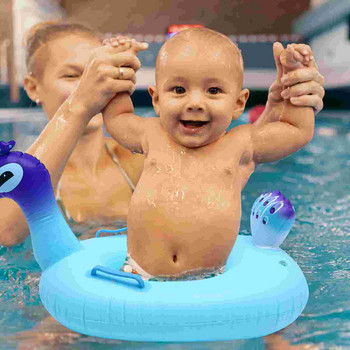Бебешка седалка за плуване за малко дете Бебешки надуваем пръстен Кръг за плуване Играчки за плувен басейн Пръстен за плуване Паун Поплавък за врата на новородено
