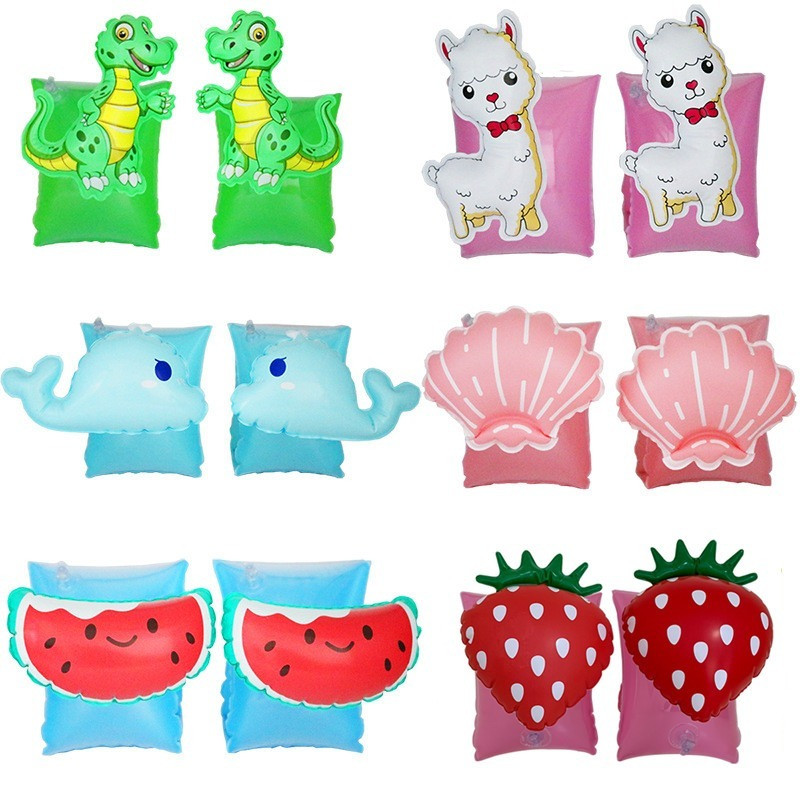 Uus täispuhutav laste käerõngas, arbuus, vaalad, ujumisvõime, multikas beebi käerõngas, laste ujumisvarustus