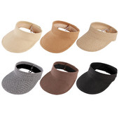 Ženski šeširi za sunce Šešir sa šiltom za sunce Ručno izrađene kape sa šiltom od slame Ljetni sjenilo za sunce Šešir za plažu Prazan gornji šešir za plažu