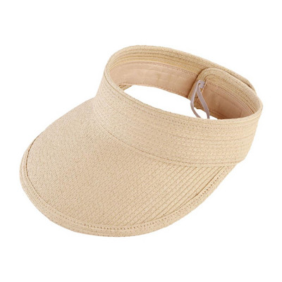 Ženski šeširi za sunce Šešir sa šiltom za sunce Ručno izrađene kape sa šiltom od slame Ljetni sjenilo za sunce Šešir za plažu Prazan gornji šešir za plažu