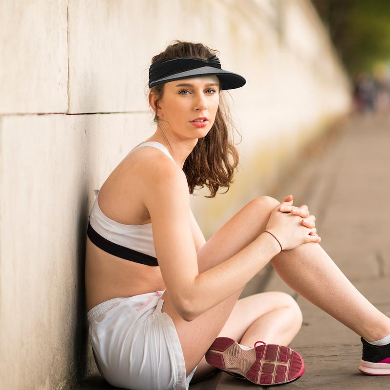 Õõnes päikesesirmi müts Päikesesirmid naistele UV-kaitsega naiste päikesekaitsemüts Suvine ultraviolettkiirgusevastane elastne müts Õõnes ülaosa