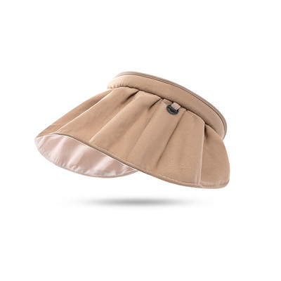 Naiste suvine ultraviolettkiirgusevastane päikesemüts sõitmine tühi pealmine kate Nägu päikesemüts Kokkupandav korpusega müts