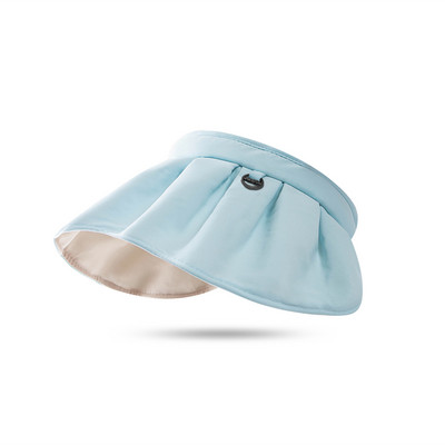 Naiste suvine ultraviolettkiirgusevastane päikesemüts sõitmine tühi pealmine kate Nägu päikesemüts Kokkupandav korpusega müts