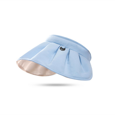 Naiste suvine ultraviolettkiirgusevastane päikesemüts sõitmine tühi pealmine kate Nägu päikesemüts Kokkupandav korpusega müts