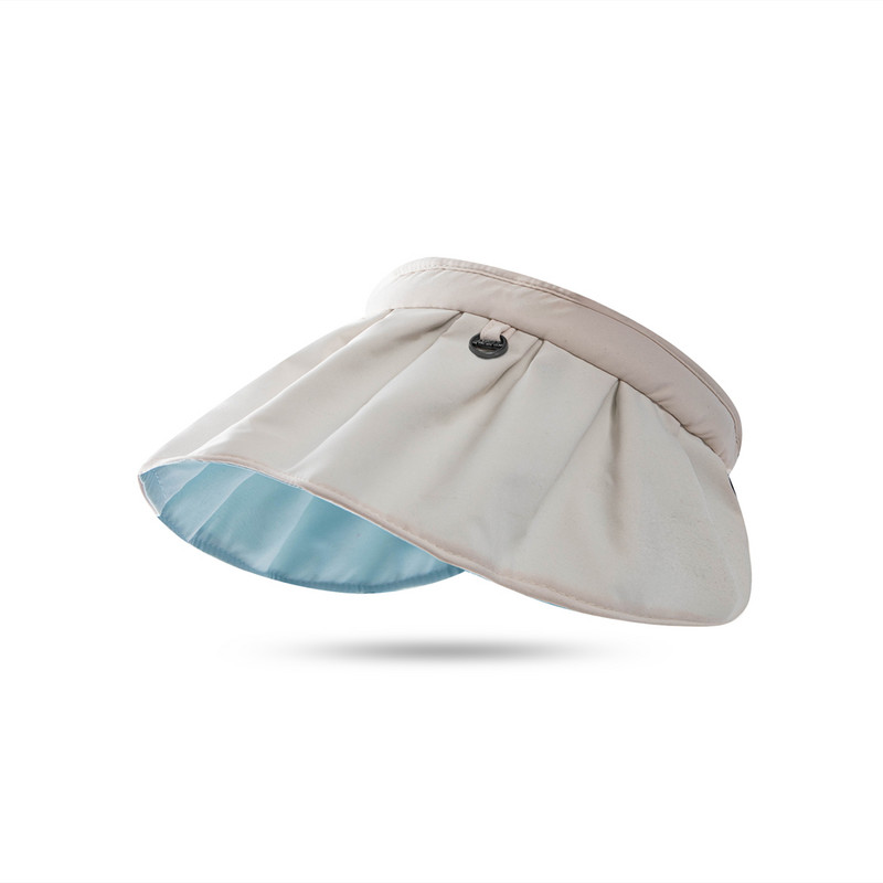 Naiste suvine ultraviolettkiirgusevastane päikesemüts sõitmine tühi pealmine kate Nägu päikesemüts Kokkupandav korpusega müts