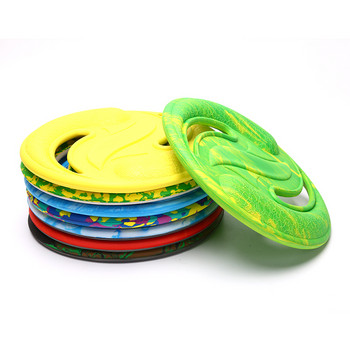 Нов EVA цветен летящ диск Водни спортове Плажен летящ диск Играчка за обучение на домашни любимци на открито Спортове на открито Високо качество