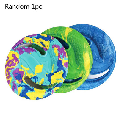 Naujas EVA Spalvingas skraidantis diskas Vandens sportas Paplūdimyje skraidantis diskas Lauko Gyvūnų dresavimo Žaislas Lauko Sportas Aukšta kokybė