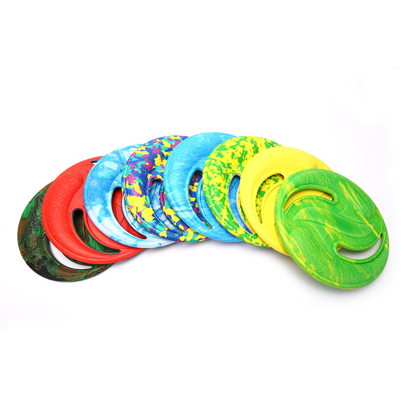 Naujas EVA Spalvingas skraidantis diskas Vandens sportas Paplūdimyje skraidantis diskas Lauko Gyvūnų dresavimo Žaislas Lauko Sportas Aukšta kokybė