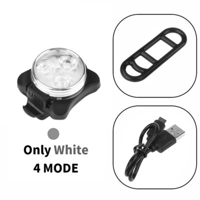 Veekindel USB-laadimisjalgrattatulede komplekt LED esilatern tagumine tagatuli Ülihele jalgrattalaterna jalgrattatarvikud