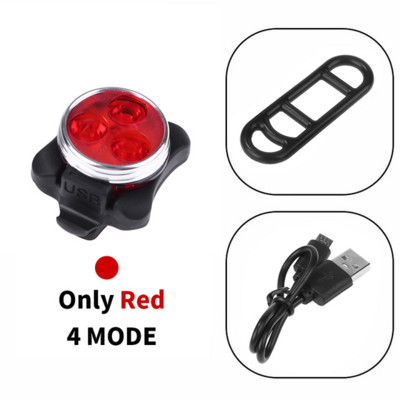 Veekindel USB-laadimisjalgrattatulede komplekt LED esilatern tagumine tagatuli Ülihele jalgrattalaterna jalgrattatarvikud