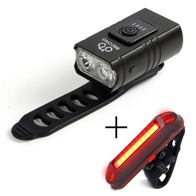 Kerékpár lámpa USB újratölthető MTB első lámpa fényszóró zseblámpa kerékpár világítás zseblámpa LED kerékpár tartozékok hátsó lámpák