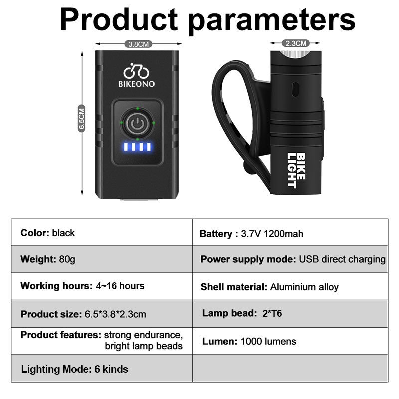 Kerékpár lámpa USB újratölthető MTB első lámpa fényszóró zseblámpa kerékpár világítás zseblámpa LED kerékpár tartozékok hátsó lámpák