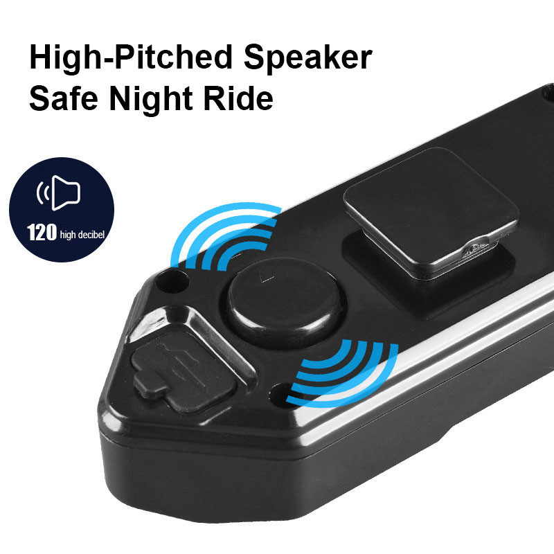 Dviračio žibintas galinis belaidis nuotolinio valdymo pultas posūkio signalas dviračio galinis žibintas su posūkio signalais Horn USB įkraunamas elektrinis paspirtukas