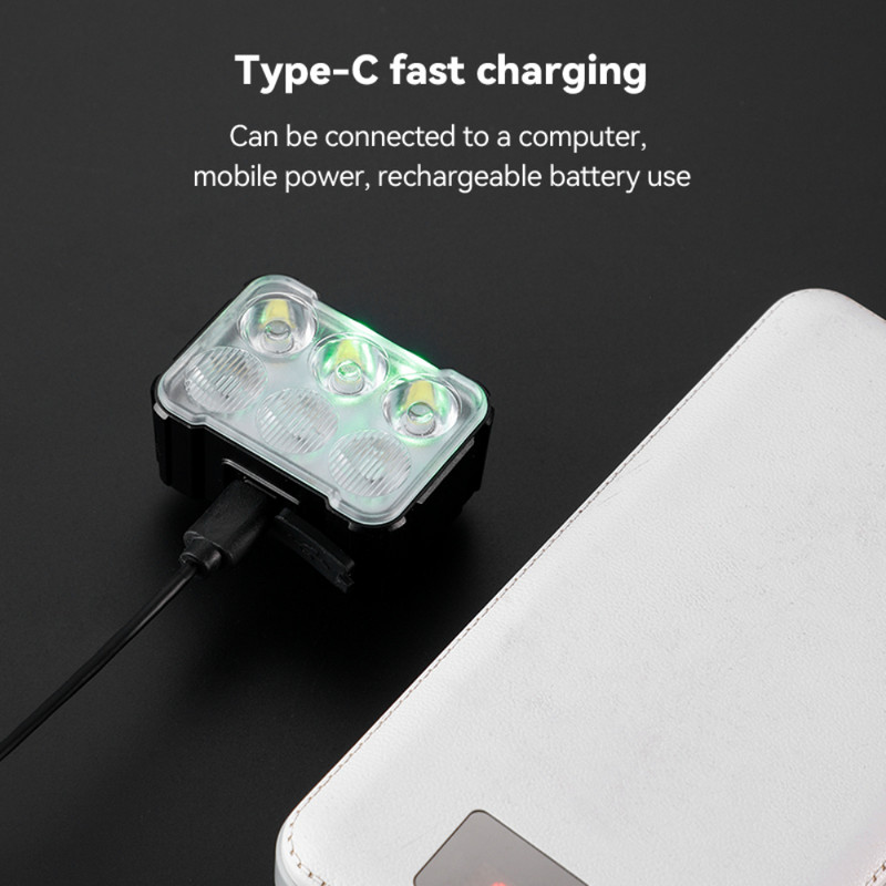 Kerékpárlámpa újratölthető elöl és hátul kerékpáros zseblámpa kerékpáros lámpáshoz MTB fényszóró hátsó lámpa figyelmeztető villanólámpa