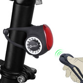 Meilan S3 BiKe hátsó lámpa COB fényforrás kerékpár intelligens vezeték nélküli távirányító 150 decibel elektromos csengő betörésjelző