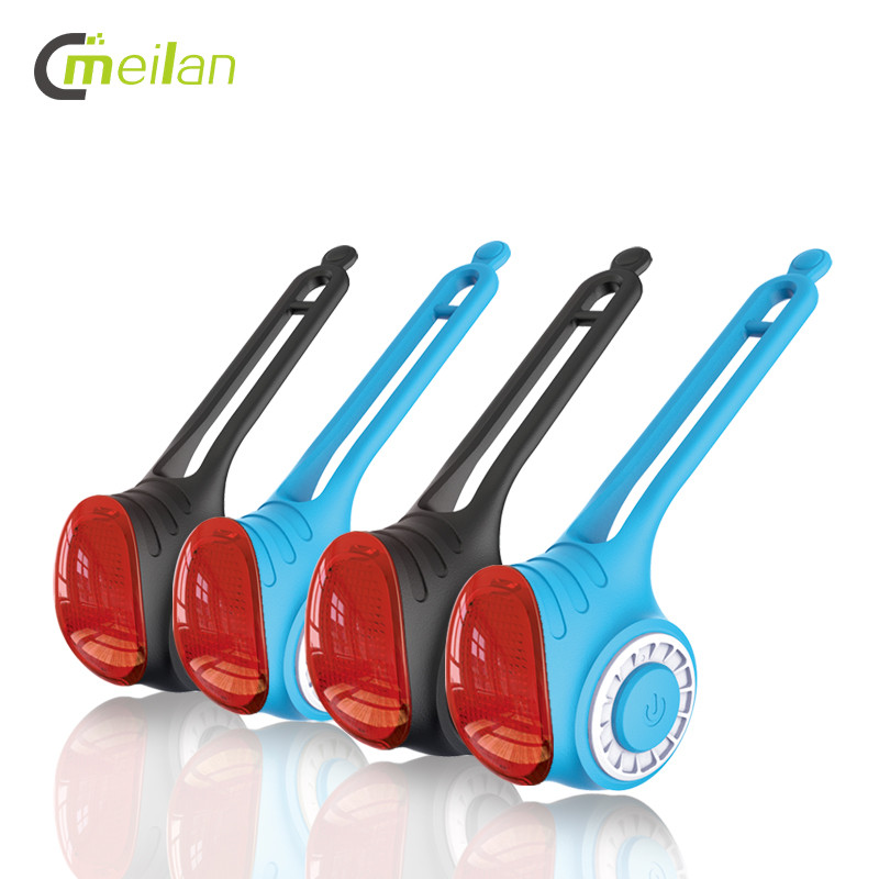 Meilan S3 BiKe hátsó lámpa COB fényforrás kerékpár intelligens vezeték nélküli távirányító 150 decibel elektromos csengő betörésjelző