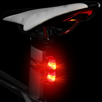 Велосипед LED задна светлина Магнитна индукция Самогенерираща се задна светлина Велосипед Задна светлина за планински велосипед Предупредителна светлина за каране
