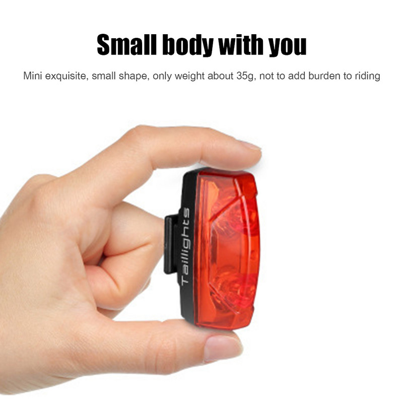 Kerékpár LED hátsó lámpa mágneses indukciós öngeneráló hátsó lámpa kerékpár hegyi kerékpár hátsó lámpa lovaglás figyelmeztető lámpa