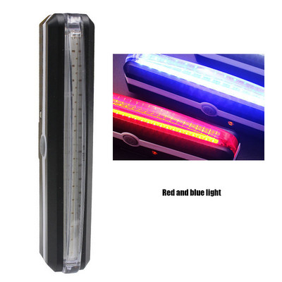 Kerékpár hátsó LED lámpa USB piros fehér kerékpár hátsó lámpa újratölthető vízálló villogó 4 mód jel kerékpáros villogó lámpákhoz