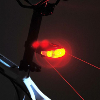 Αδιάβροχα φώτα ποδηλασίας Πίσω φώτα λέιζερ LED Προειδοποίηση ασφαλείας Φώτα ποδηλάτου Φως αξεσουάρ ποδηλάτου πίσω ποδηλάτου