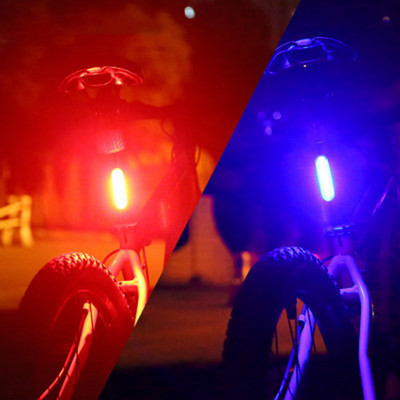 Lumină LED pentru bicicletă Lampă spate pentru călătorie de noapte Încărcare USB Lumină spate pentru bicicletă Impermeabil MTB Bicicletă de drum Lumină spate Accesorii pentru ciclism