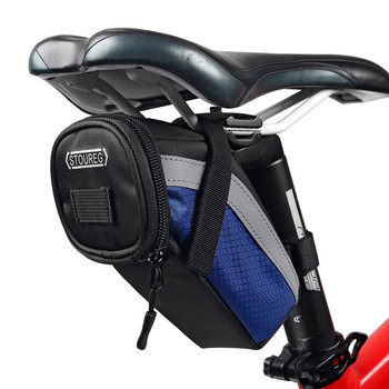 Nylon τσάντα ποδηλάτου Αποθήκευση ποδηλάτου Τσάντα σέλας Ποδηλατικό κάθισμα Ουρά πίσω τσάντα τσάντα Σέλα Bolsa Bicicleta αξεσουάρ