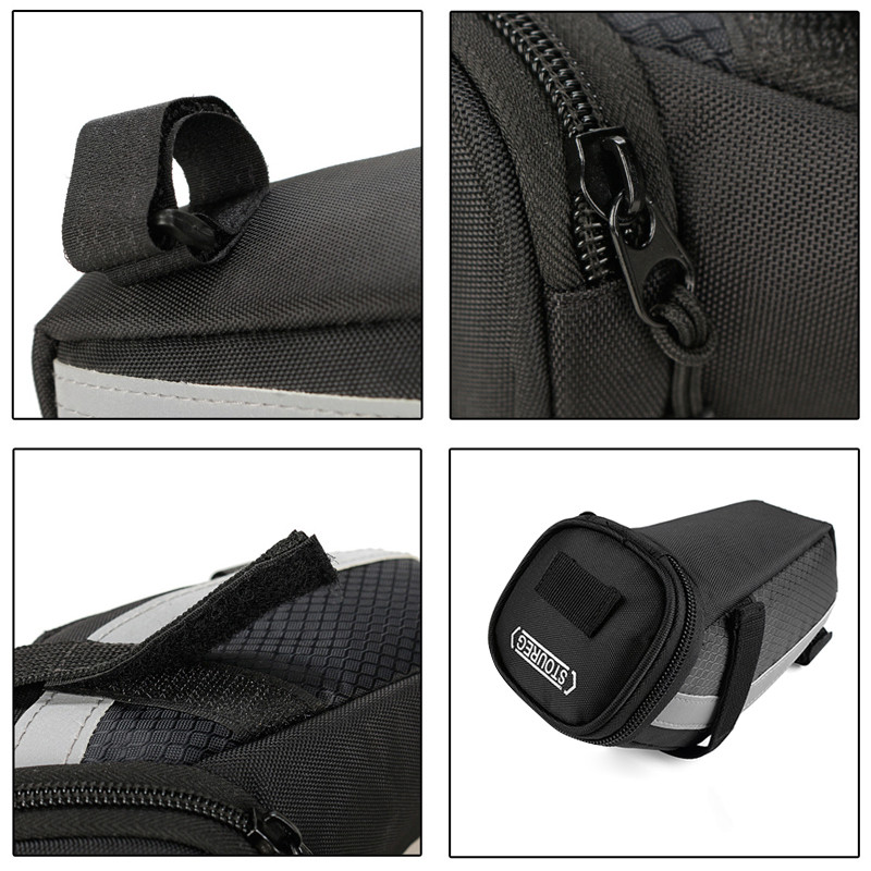 Nailoninis dviračio krepšys Dviračio laikymo balno krepšys dviračių sėdynės uodega galinis maišelis krepšys balnas Bolsa Bicicleta priedai